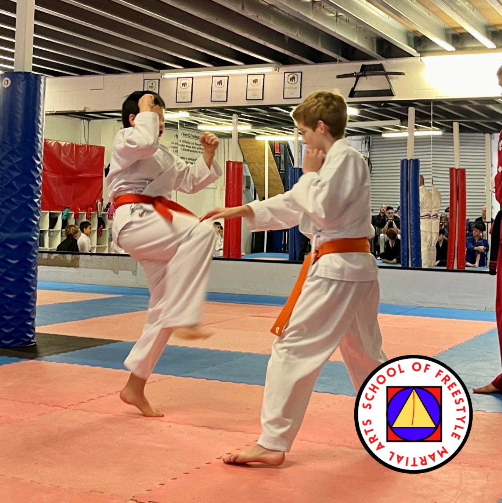 Sparring practice